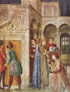 Fra Angelico St Lawrence Receiving the Church Treasures (mk08) Sweden oil painting reproduction